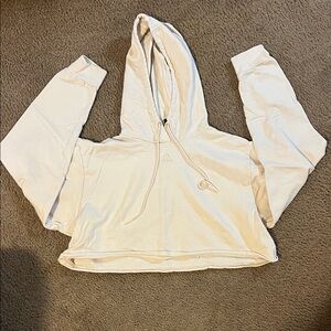 Adidas Cream Hoodie with Logo